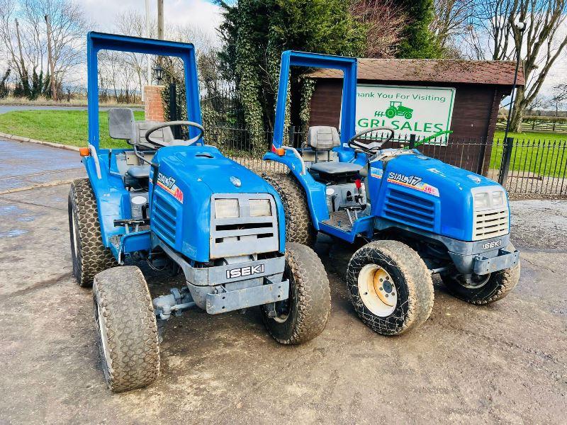 ISEKI TF17F 4WD COMPACT TRACTOR * CHOICE OF TWO *VIDEO* 