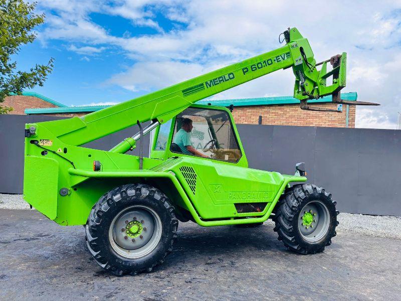 MERLO P60.10 EV TELEHANDLER*C/W PALLET TINES*VIDEO*