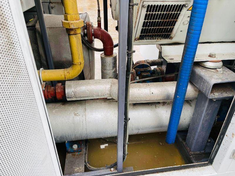 STAMFORD 125KVA 3 PHASE GENERATOR *YEAR 2009* C/W MAN E0836 E302 GAS ENGINE *VIDEO*