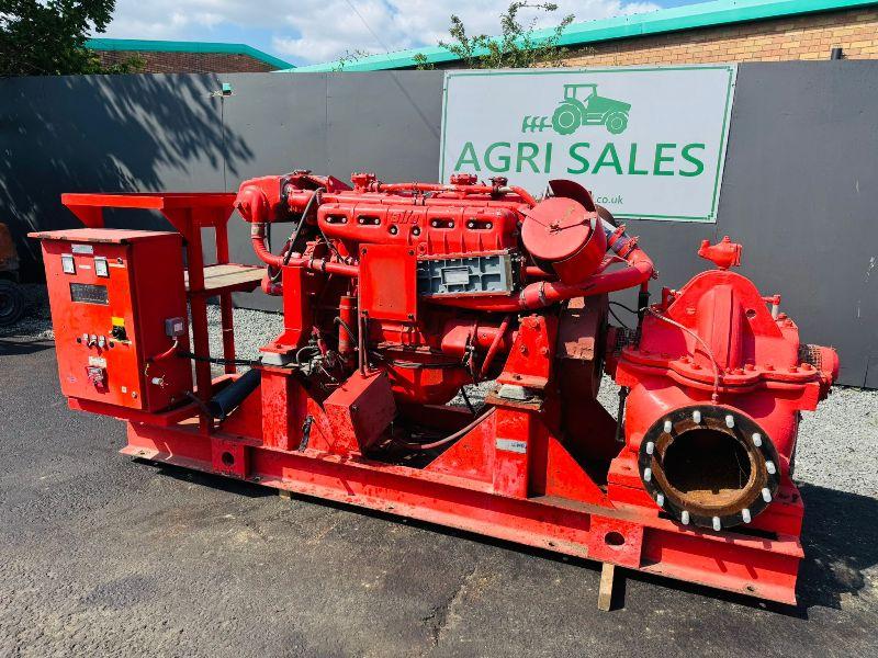 WEIR 10 INCH WATERPUMP*C/WIVECO ENGINE*VIDEO*