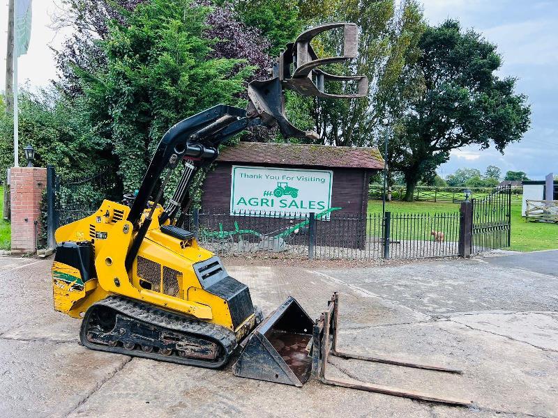 VERMEER S725TX TRACKED LOADER *YEAR 2016, 1292 HOURS* C/W BUCKET, TINES & GRAB*VIDEO* 