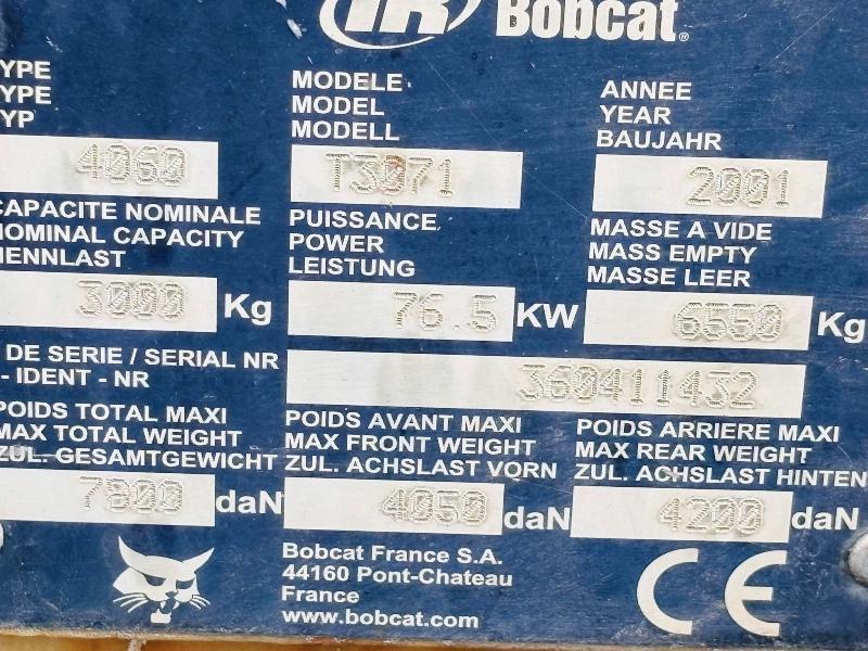 BOBCAT T3071 TELEHANDLER*C/W PALLET TINES AND BUCKET*VIDEO*