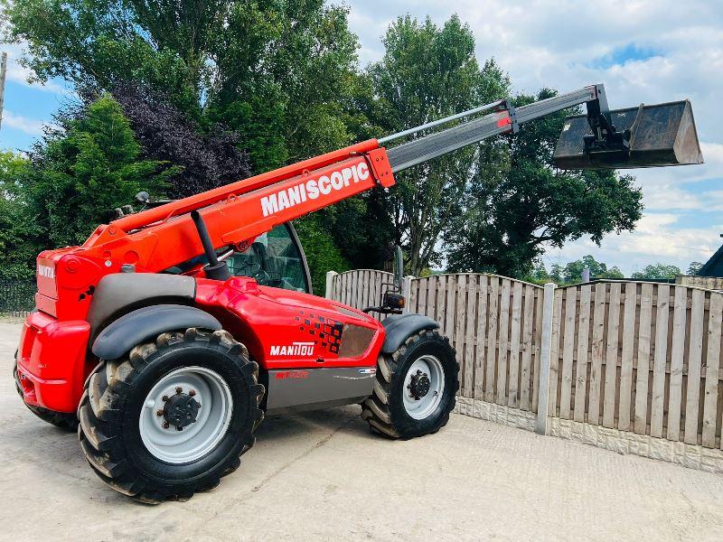 MANITOU MLT932 4WD TELEHANDLER * 9 METER REACH * C/W TINES & BUCKET*VIDEO*
