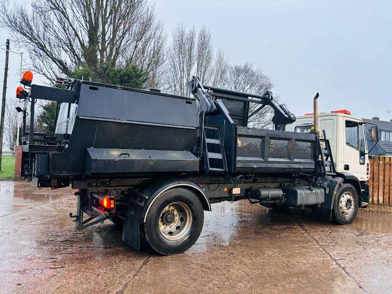 IVECO 180E24 4X2 HOT BOX LORRY C/W SELF LOADING STONE CHIPPING BOX *VIDEO*