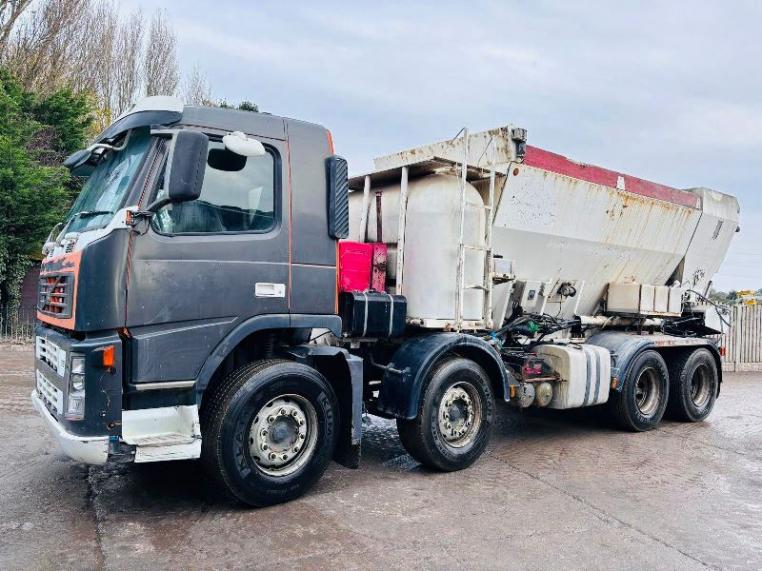 VOLVO FM VOLUMETERIC CEMENT MIXER 8X4 LORRY C/W MANUAL GEAR BOX *VIDEO*