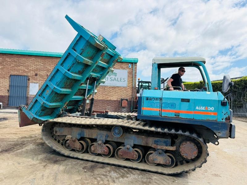 KUBOTA RG-60 TRACKED DUMPER*C/W JOYSTICK CONTROLS*VIDEO*