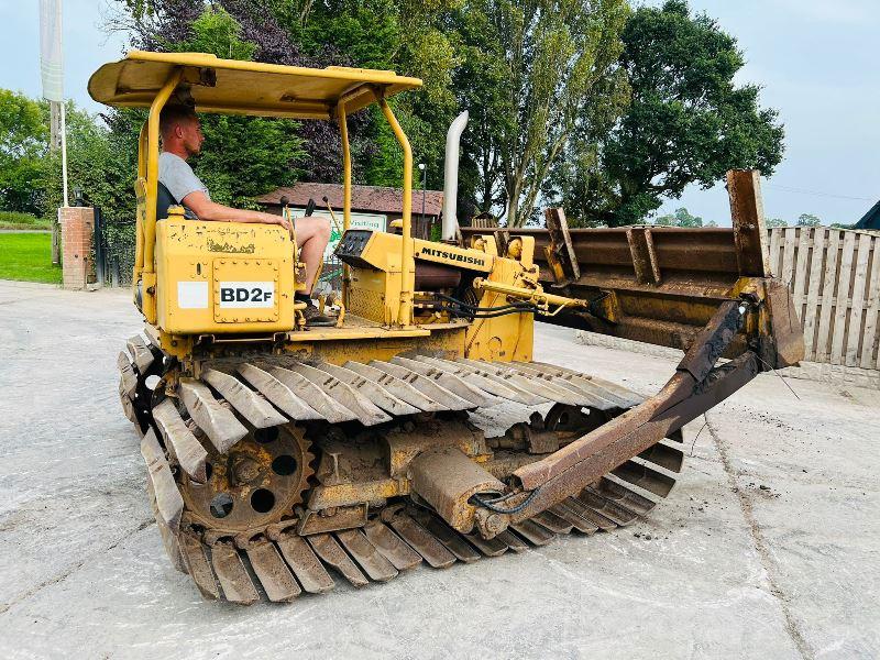MITSUBISHI BD2P DOZER C/W STRAIGHT BLADE & TILT *VIDEO*