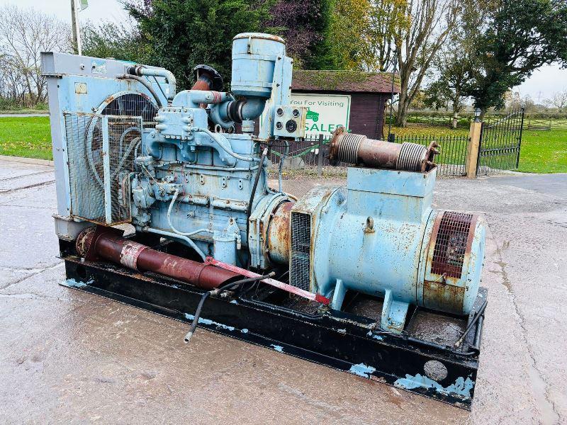 AUTO DIESEL 3604A 250KVA GENERATOR C/W CUMMINS ENGINE *VIDEO*