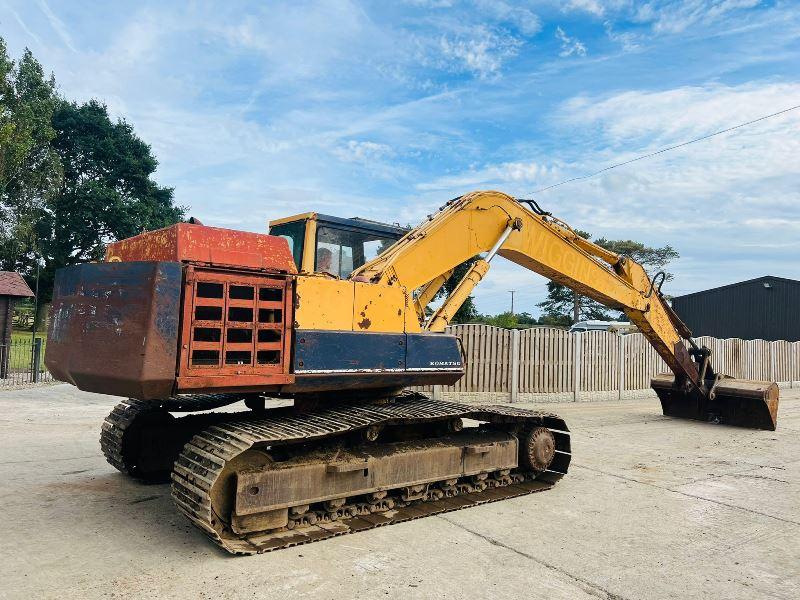 KOMATSU PC210-3 TRACKED EXCAVATOR C/W BUCKET 