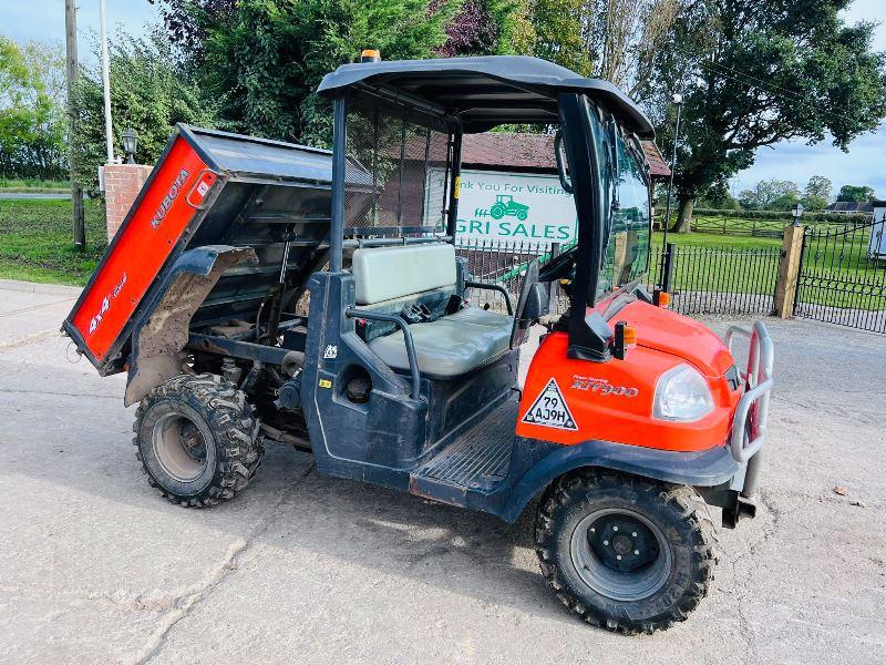 KUBOTA RTV900 4WD UTV *ROAD REGISTERED, YEAR 2011* C/W POWER STEERING *VIDEO*