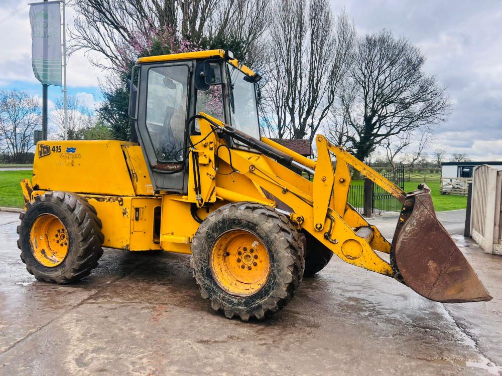 JCB 415 4WD LOADING SHOVEL C/W BUCKET *VIDEO*