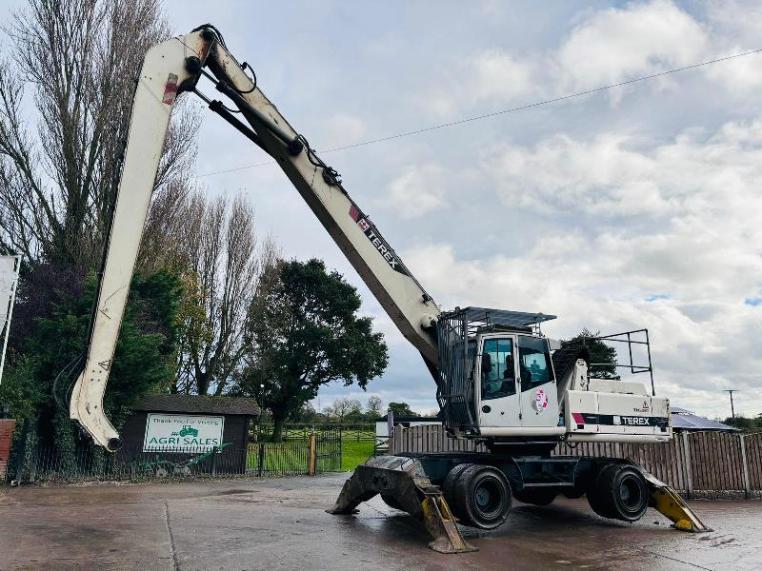 TEREX TM350 HIGH RISE CABIN SCRAP HANDLER C/W DEUTZ ENGINE *VIDEO*