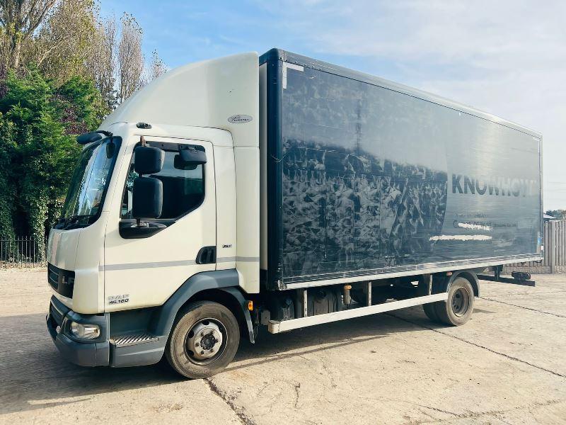 DAF 45.160 BOX TRUCK *YEAR 2012* C/W REAR ROLLER SHUTTER DOOR *VIDEO*