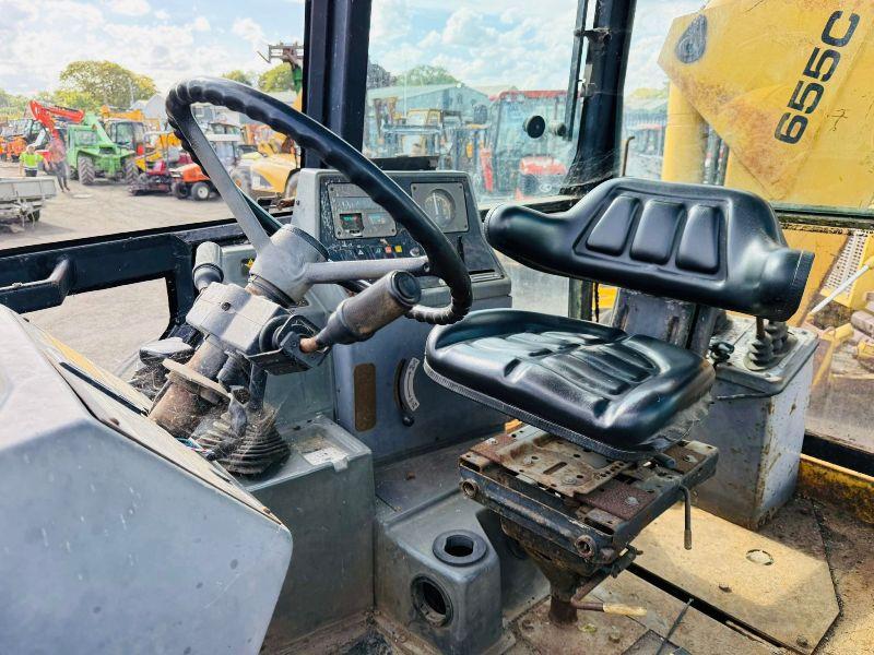 FORD NEW HOLLAND 655C BACKHOE DIGGER*C/W EXTENDING DIG*VIDEO*