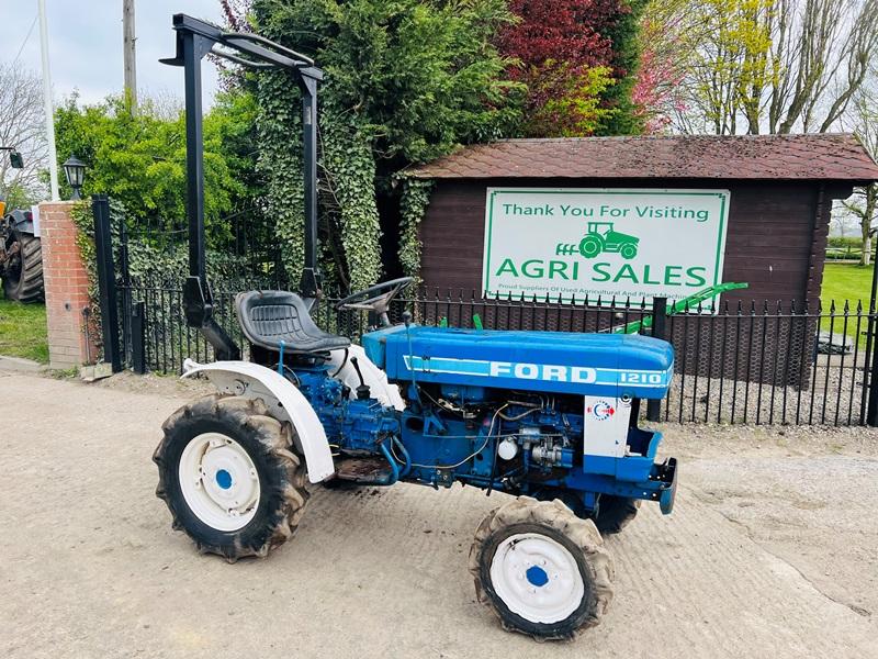 FORD 1210 4WD COMPACT TRACTOR C/W ROLE BAR *VIDEO*