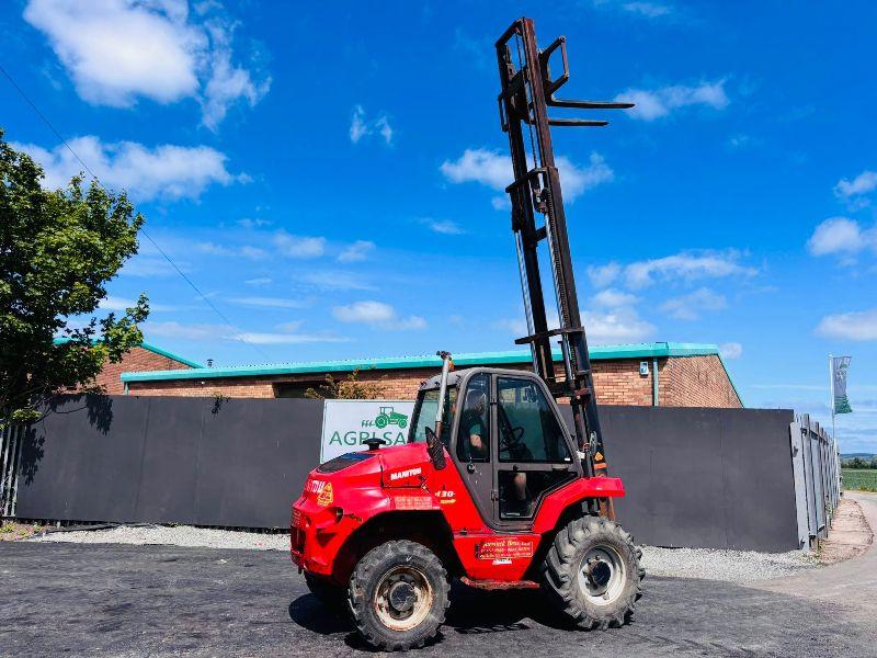 MANITOU M30-4 3 STAGE MASTED FORKLIFT*YEAR 2017*READING 5922 HOURS*VIDEO*