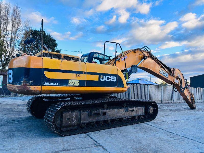 JCB JS360LC TRACKED EXCAVATOR *YEAR 2010* C/W REVERSE CAMERA *VIDEO*