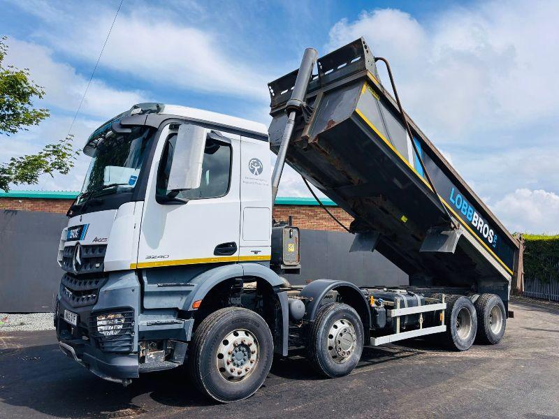 MERCEDES AROCS 3240K 8X4 TIPPER TRUCK*C/W EASY SHEET*YEAR 2016*VIDEO*