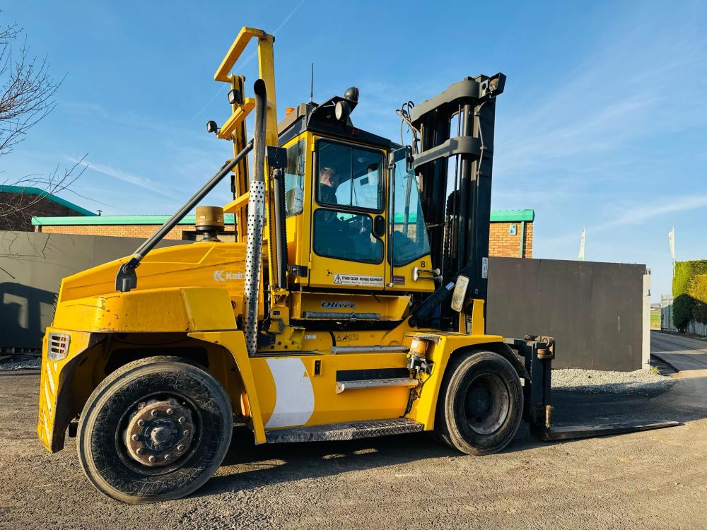 KALMAR DCE 100-6 2 STAGE MAST FORKLIFT *YEAR 2009*VIDEO*