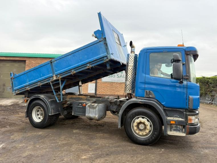 SCANIA P94D 220 3 WAY TIPPER LORRY*C/W EASY SHEET*VIDEO*