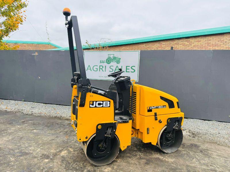JCB VMT 160-80 DOUBLE DRUM ROLLER*YEAR 2016*VIDEO*