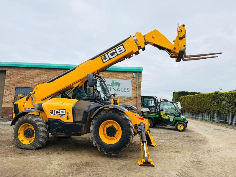 JCB 540-140 HI VIZ 4WD TELEHANDLER*C/W PALLET TINES*YEAR 2017*VIDEO*
