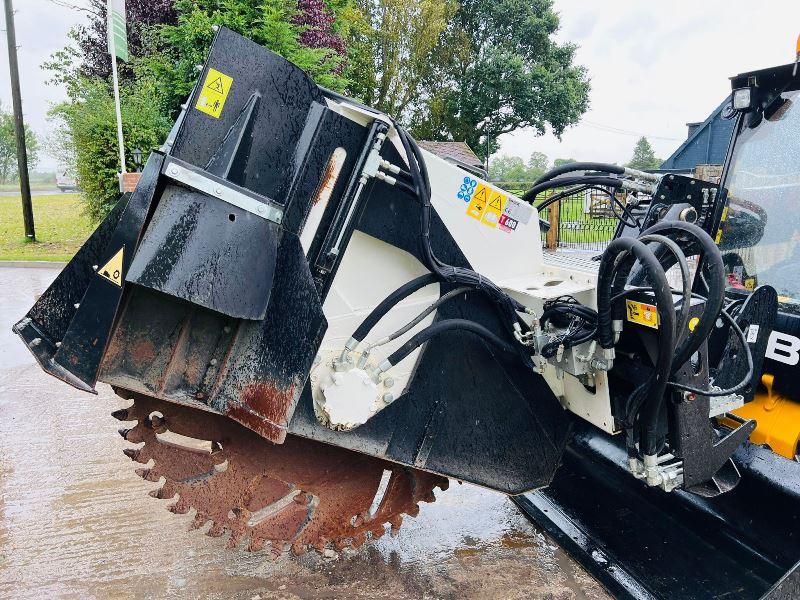 JCB 260 4WD SKIDSTEER *YEAR 2017, ONLY 182 HOURS * C/W WHEEL SAW & BUCKET *VIDEO*