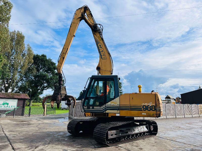 CASE 988-CK TRACKED EXCAVATOR C/W MAGNET GEAR & SCRAP GRAB *VIDEO*