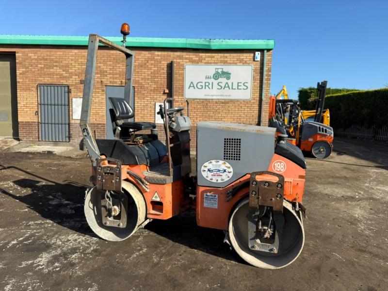HAMM HD12 DOUBLE DRUM ROLLER *2111 HOURS*C/W ROLL BAR*VIDEO*