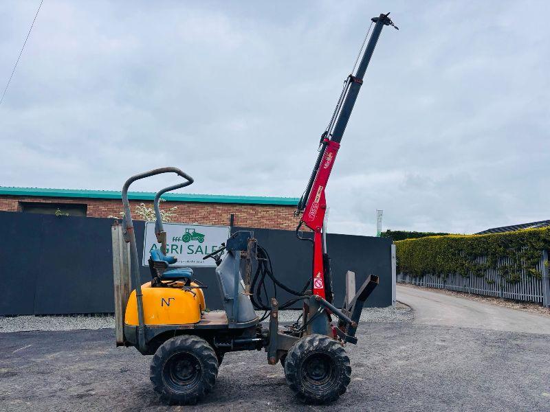 NEUSON 850 ARTICULATED CRANE**C/W FASSI MICRO CRANE YEAR 2019*VIDEO*