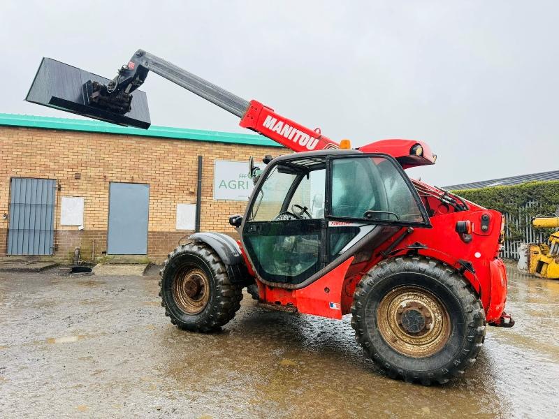 MANITOU MLT 741 TURBO TELEHANDLER*AG SPEC*C/W NEW BUCKET*VIDEO*