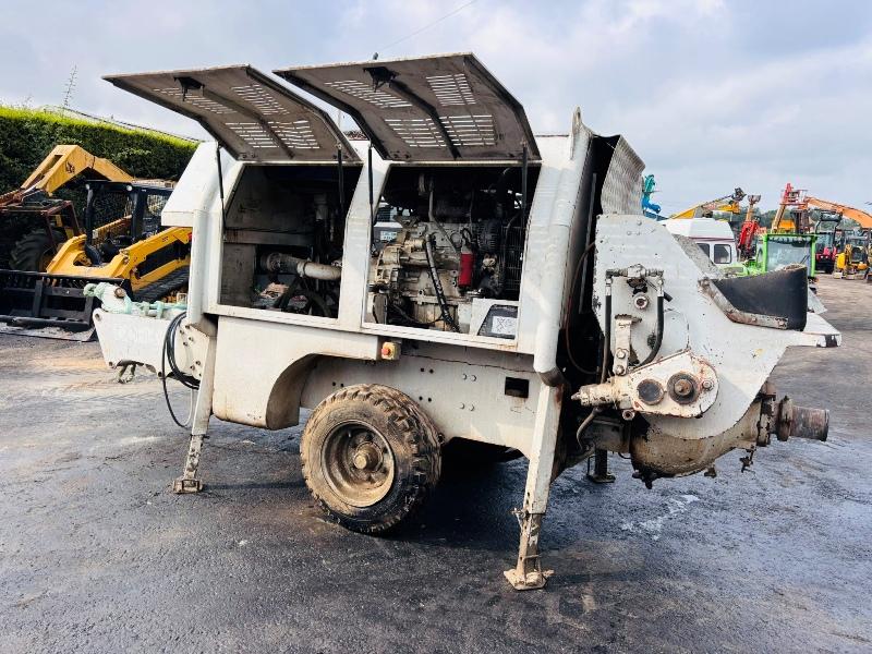 ULTRANAZZ STAR SCH 60C CONCRETE PUMP*C/W FPT ENGINE*YEAR 2015*VIDEO*
