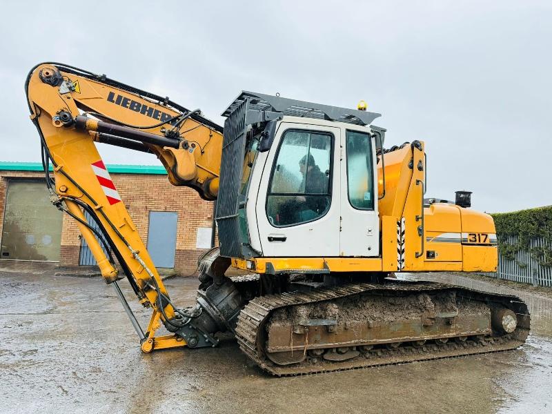 LIEBHERR 317 HRC EXCAVATOR*C/W ROTATING SELECTOR GRAB*YEAR 2010*VIDEO*