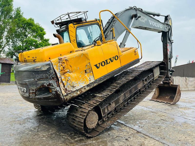 VOLVO EC210BLC TRACKED EXCAVATOR C/W QUICK HITCH *VIDEO*