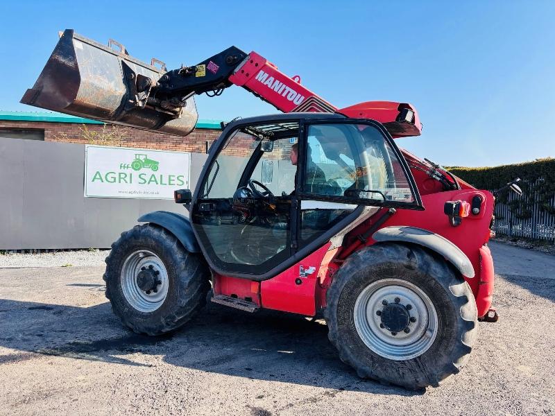 MANITOU MLT 634 TELEHANDLER *C/W BUCKET AND PALLET TINES*VIDEO*