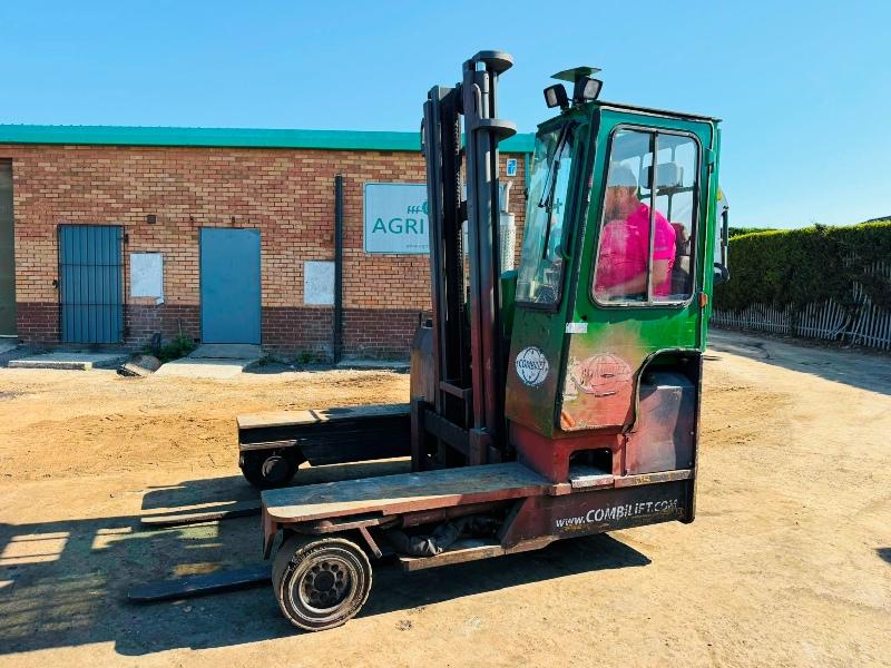 COMBILIFT C4000 DIESEL FORKLIFT*C/W FORK POSITIONER*YEAR 2016*VIDEO*