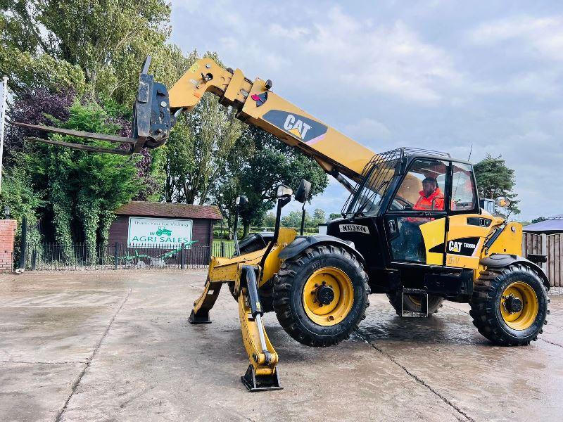 CATERPILLAR TH360B 4WD TRUBO TELEHANDLER *13.5 METER, 4399 HOURS*C/W PALLET TINES*VIDEO*