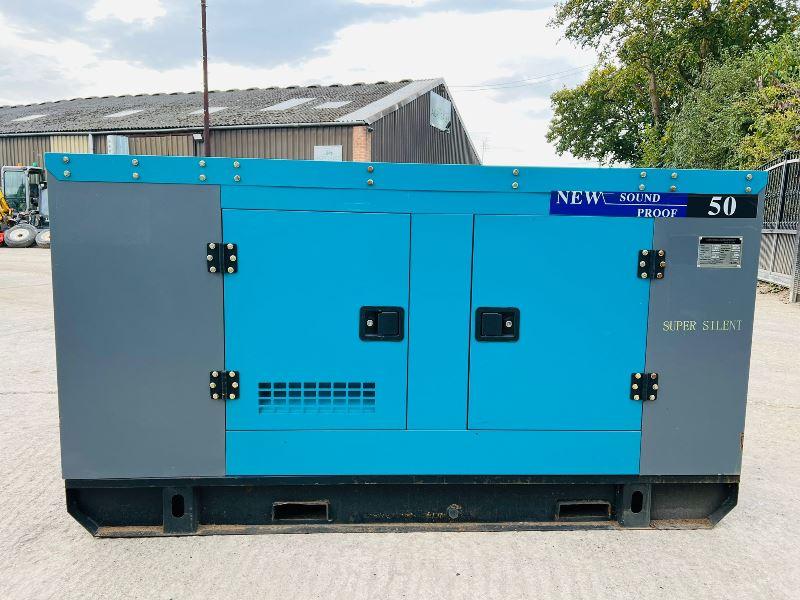 BRAND NEW KAWAKENI 50KVA SILENT RUN GENERATOR *YEAR 2023* 