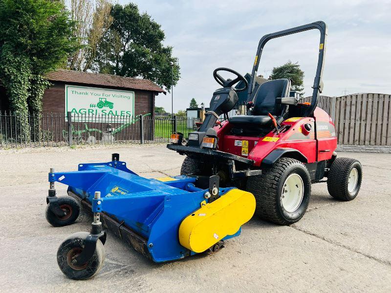 SHIBAURA CM364 RIDE MOWER *1623 HOURS* C/W ROLE BAR *VIDEO*