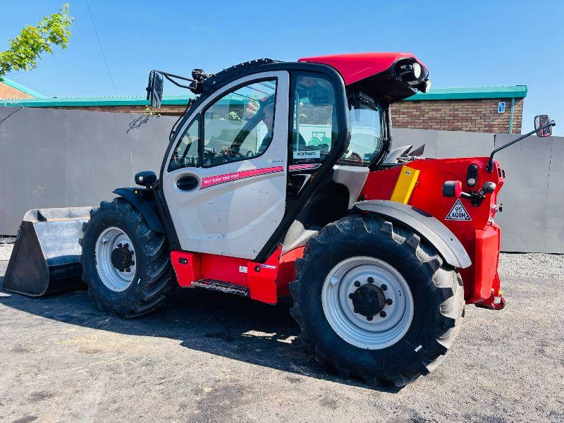 MANITOU MLT635-130 TURBO PS TELEHANDLER JOYSTICK CONTROLS*C/W BUCKET*VIDEO*