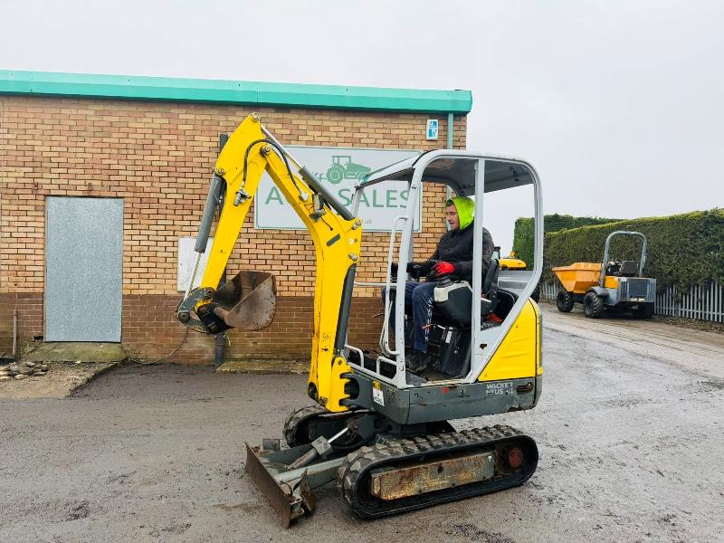 WACKER NEUSON ET16 EXCAVATOR*YEAR 2019*C/W BUCKET*VIDEO*