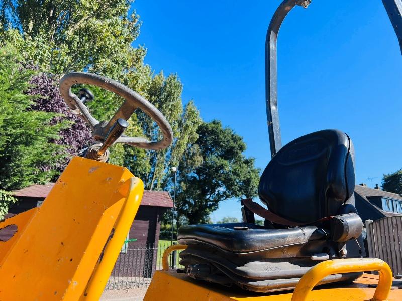THWAITES 1 TON HIGH TIP DUMPER *YEAR 2019, ONLY 1112 HOURS* C/W ROLE BAR *VIDEO*