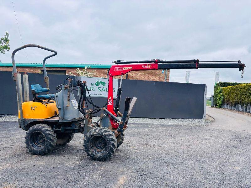 NEUSON 850 ARTICULATED CRANE**C/W FASSI MICRO CRANE YEAR 2019*VIDEO*
