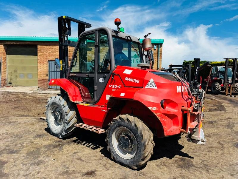 MANITOU M30-4 FORKLIFT*C/W PUH*YEAR 2016*5071 HOURS*VIDEO*