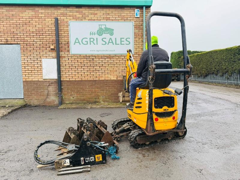 JCB MICRO TRACKED EXCAVATOR *1664 HOURS* C/W 5 BUCKETS*VIDEO*