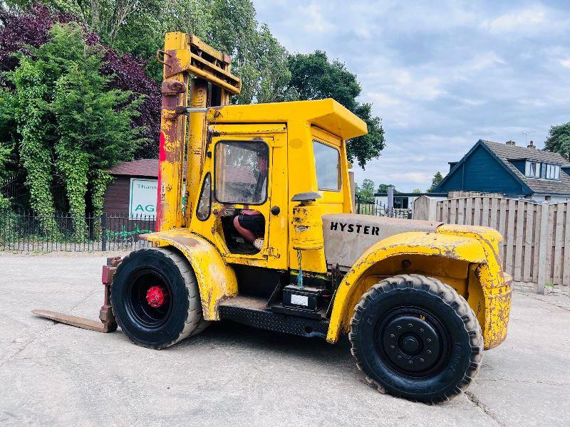 HYSTER H165E DIESEL FORKLIFT C/W 2 STAGE MAST