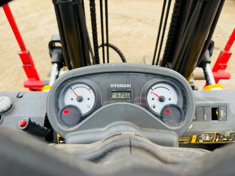 HYUNDAI 35L-7A FORKLIFT*C/W FORK POSITIONER*YEAR 2016*VIDEO*
