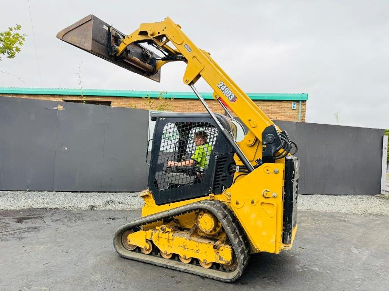CATERPILLAR 249D3 TRACKED SKIDSTEER*C/W BUCKET*YEAR 2019*VIDEO*