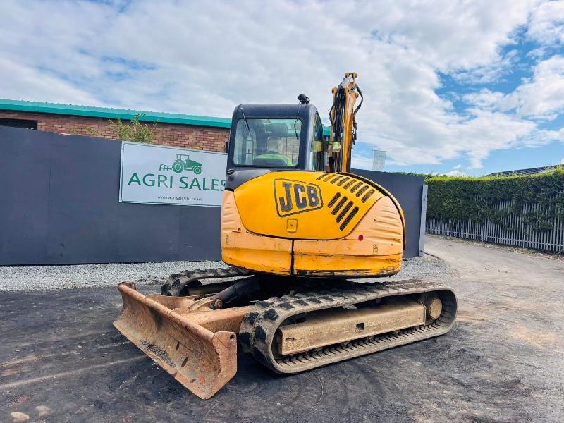 JCB 8080 TRACKED EXCAVATOR*YEAR 2010*C/W BUCKET*VIDEO*