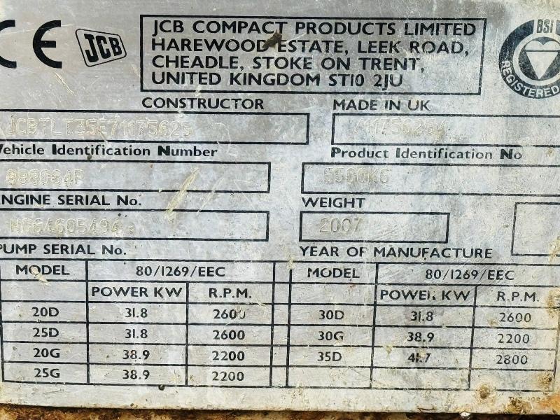 JCB TLT 35E 4X4 TELETRUK*C/W PALLET TINES*VIDEO*